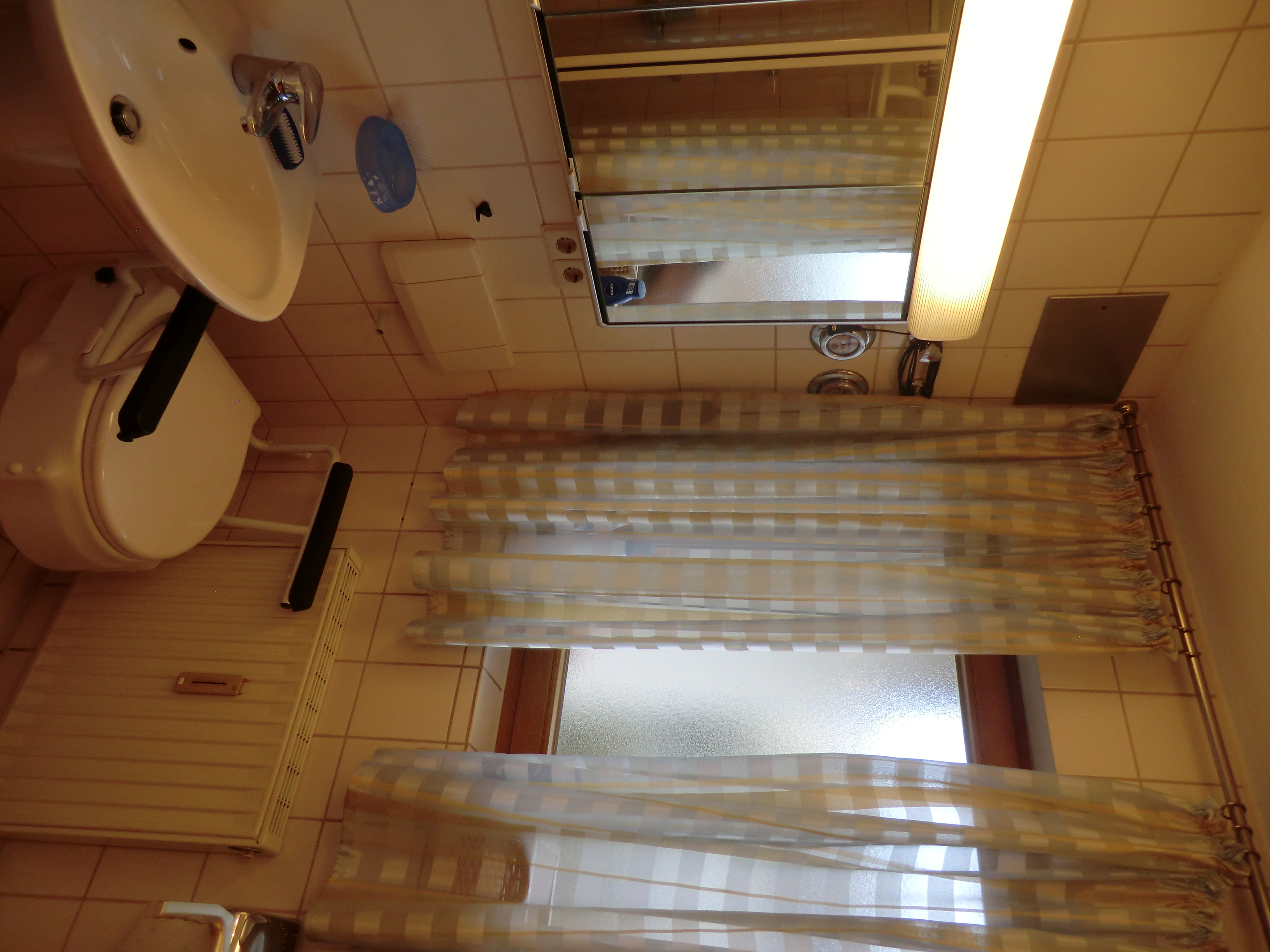 Tageslichtbad mit WC auf der unteren Ebene